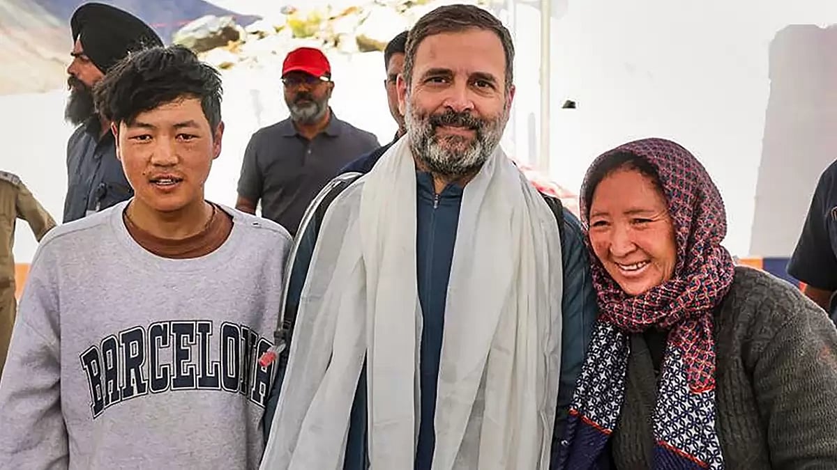 Rahul Gandhi in Ladakh