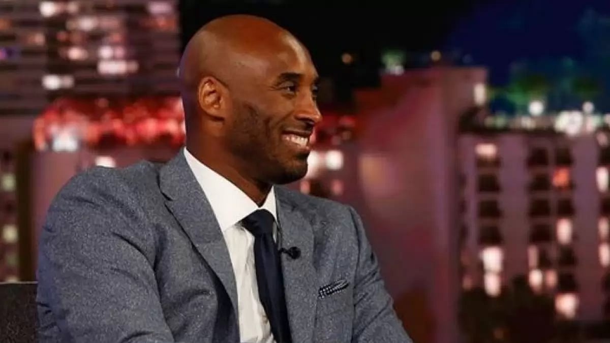 Kobe Bryant at the Jimmy Kimmel show in 2019