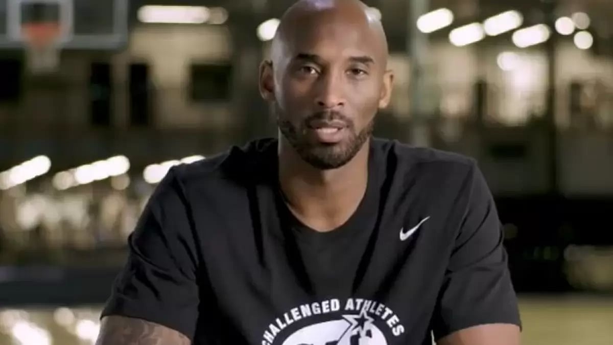 Famous American basketball player Kobe Bryant