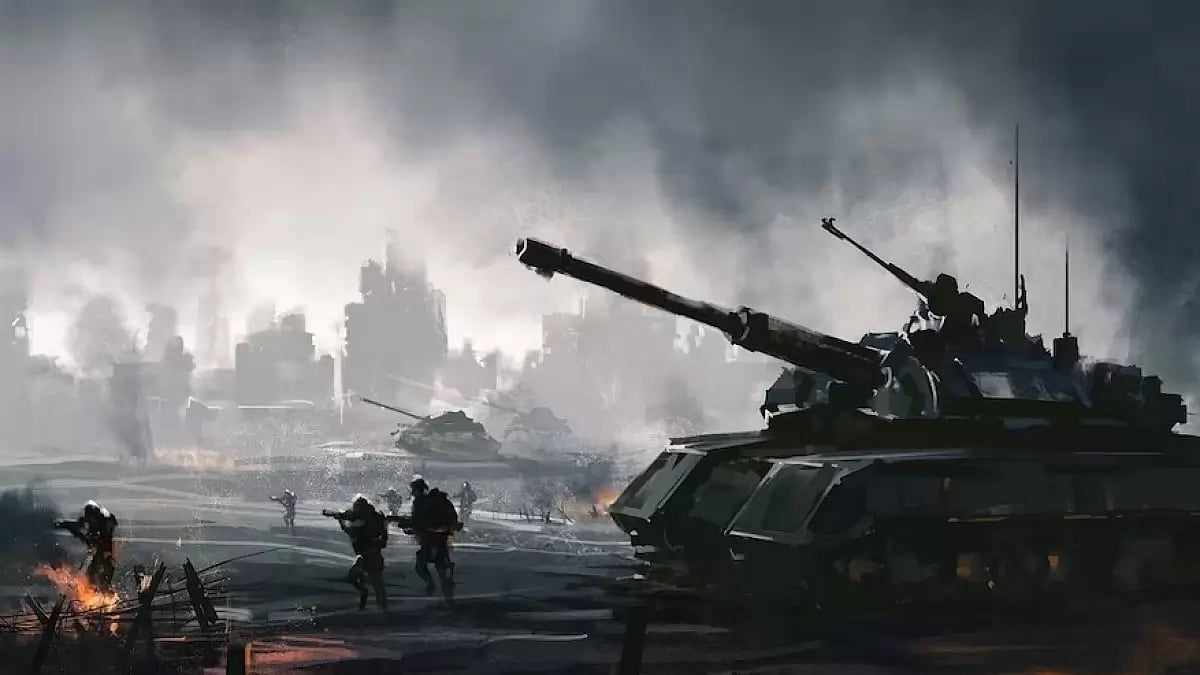 A still from “Call of Duty: Modern Warfare”