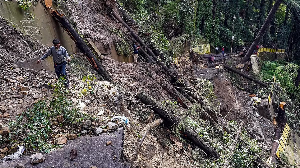 Landslide in Indonesia