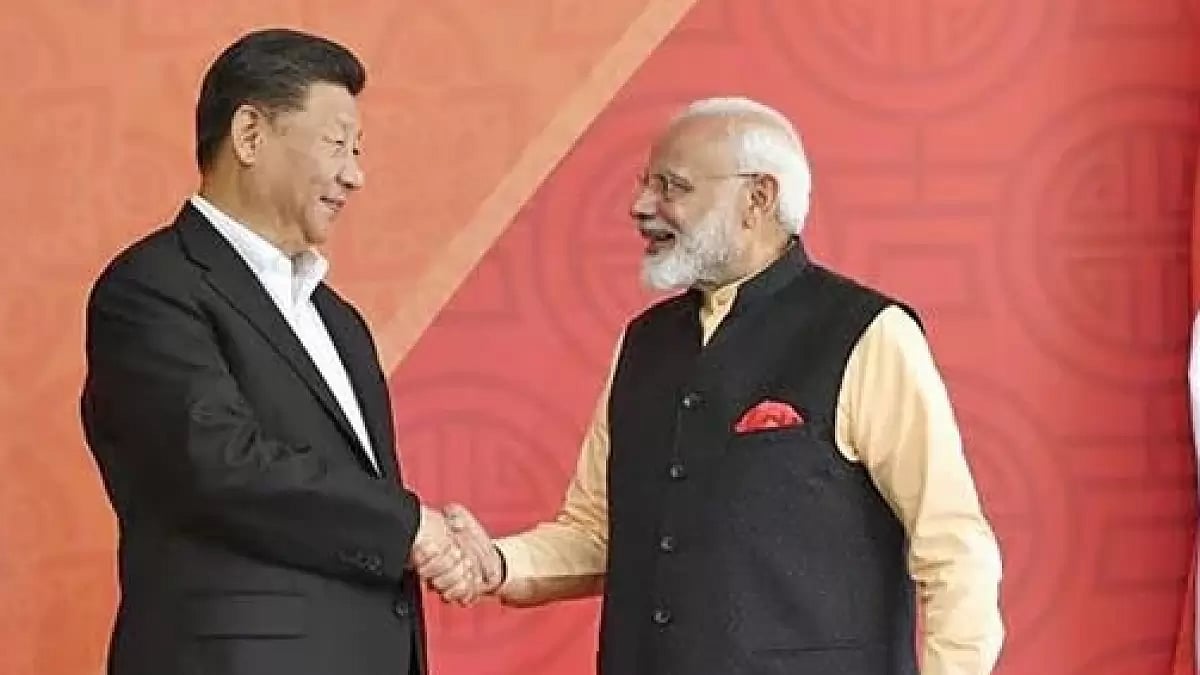 PM Modi with Chinese President Xi Jinping