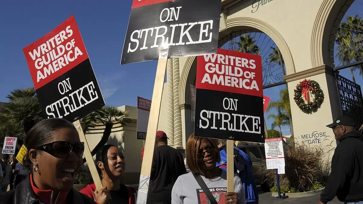 Writers Strike In Hollywood