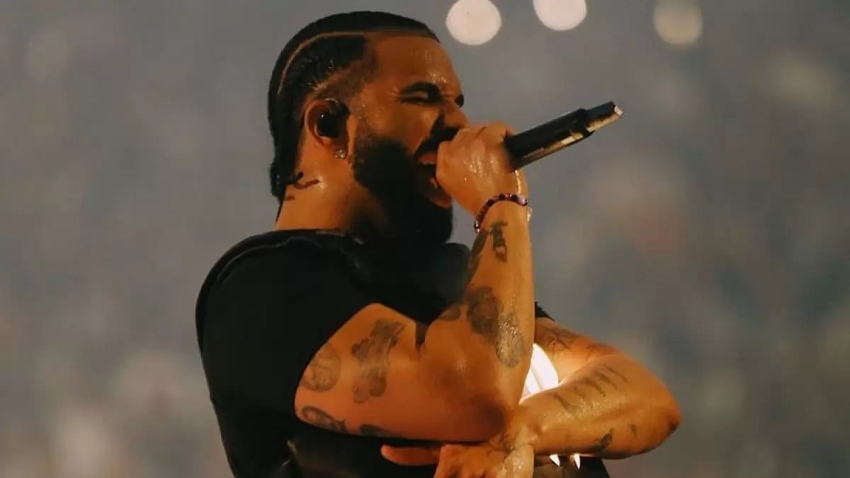Famous Canadian rapper Drake