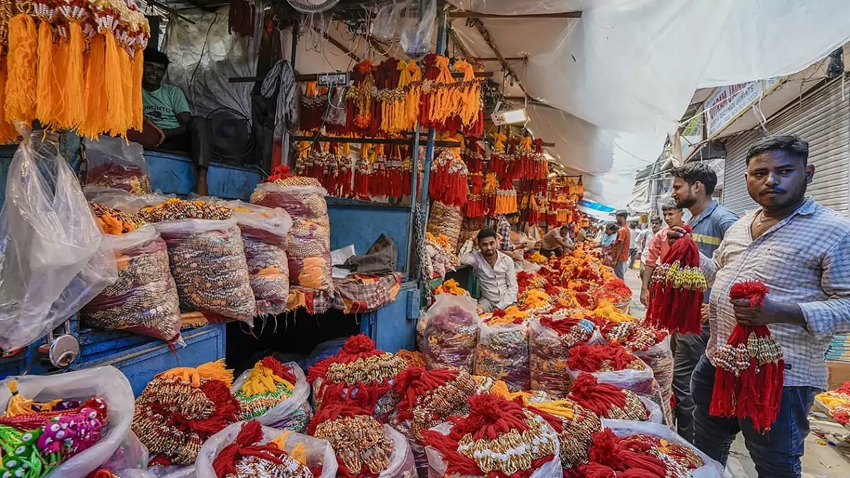 Preparations for Raksha Bandhan festival