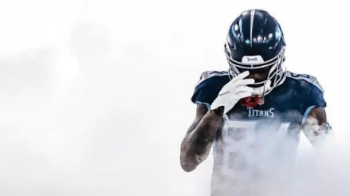 Corey Davis playing for Tennessee Titans