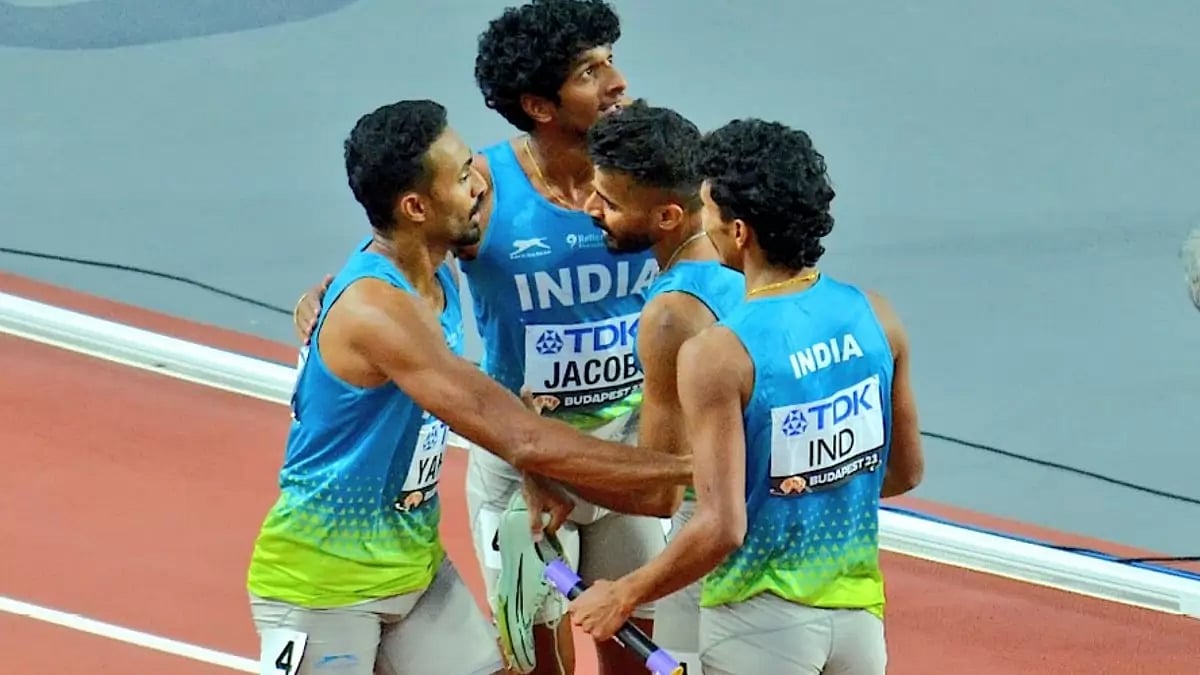 The Indian men's relay team