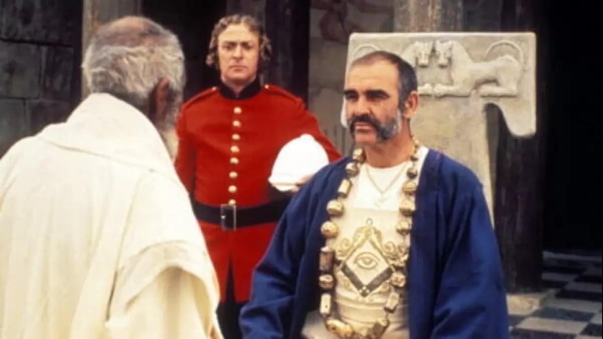 Sean Connery in the Man who would be King