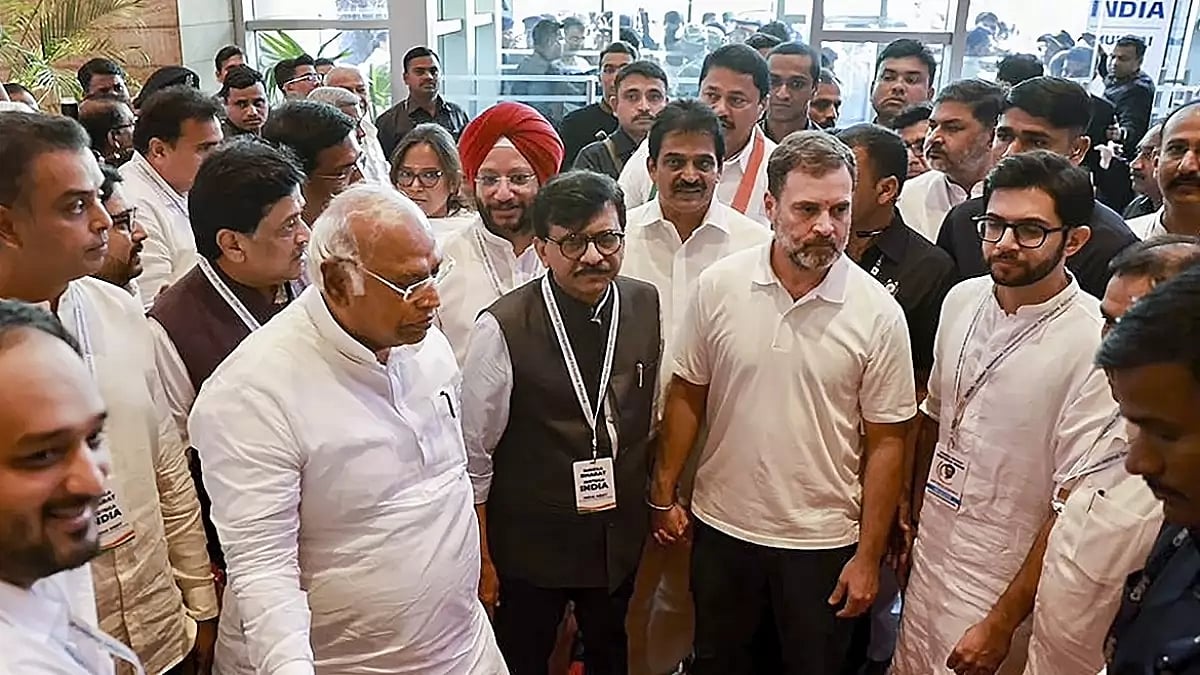 INDIA bloc leaders meet in Mumbai