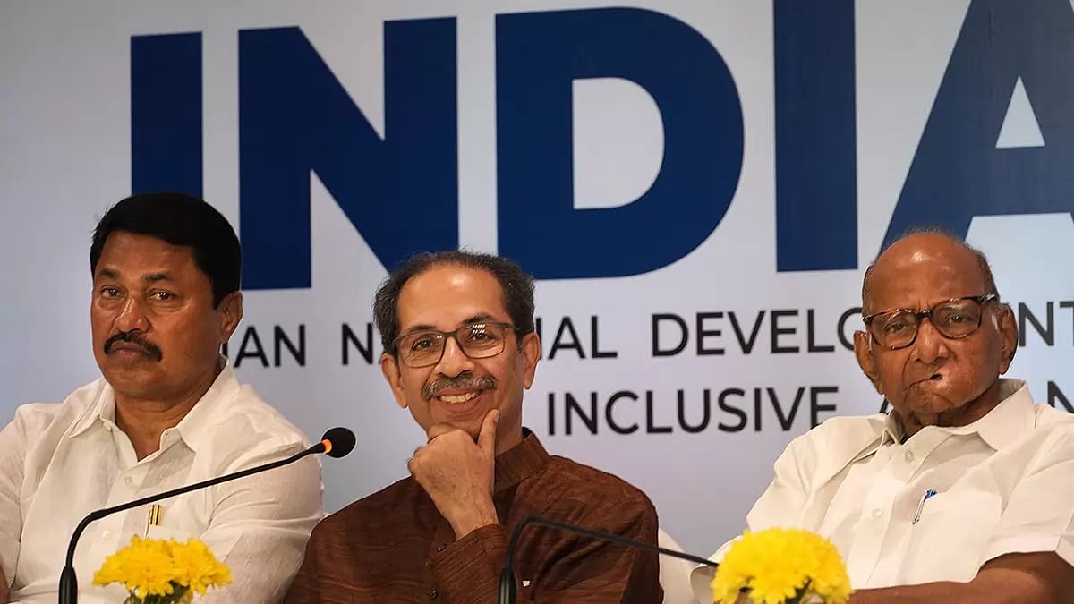 Opposition leaders address media in Mumbai