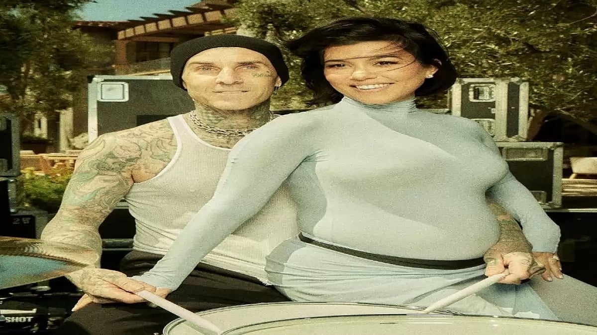 Travis Barker and Kourtney Kardashian