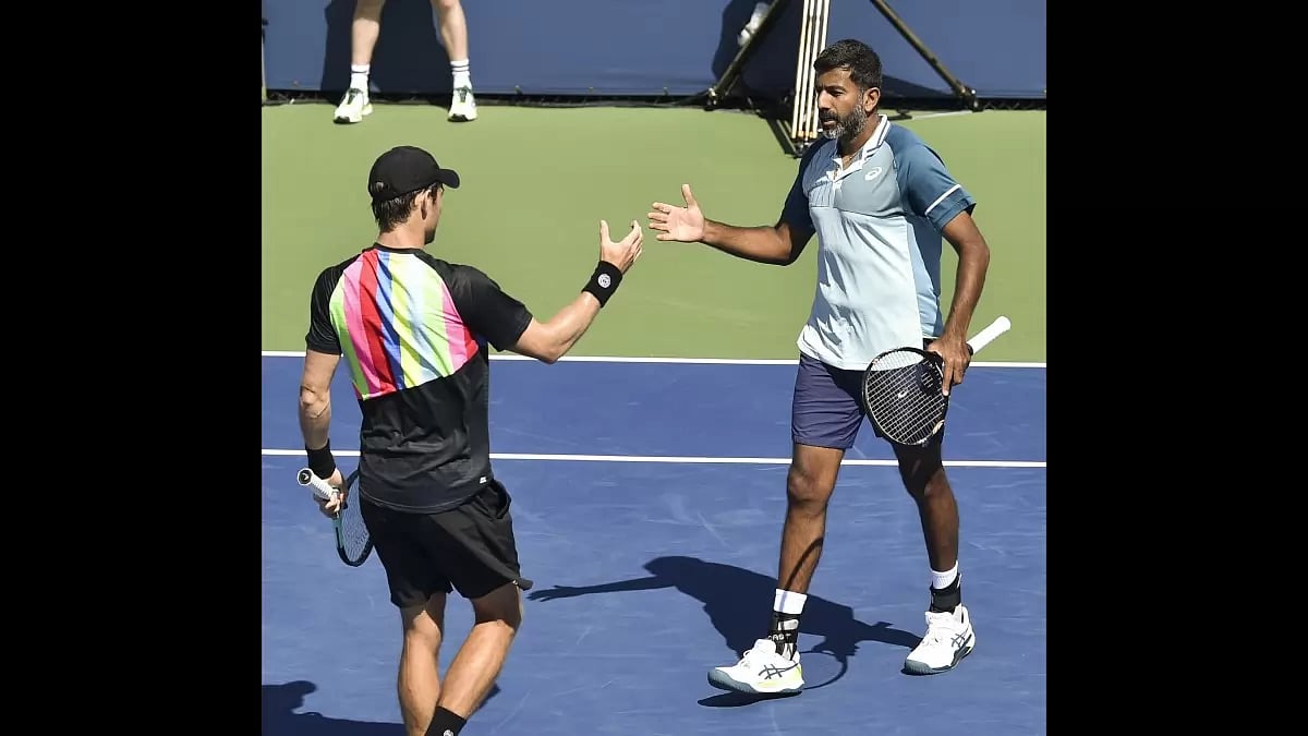 Rohan Bopanna and Matthew Ebden march into the men's doubles round 3 of the US Open