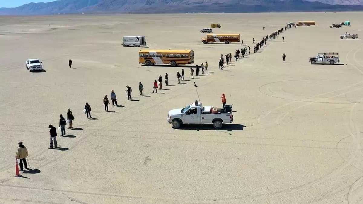 Burning Man festival is annually held in the Black Rock Desert of Nevada