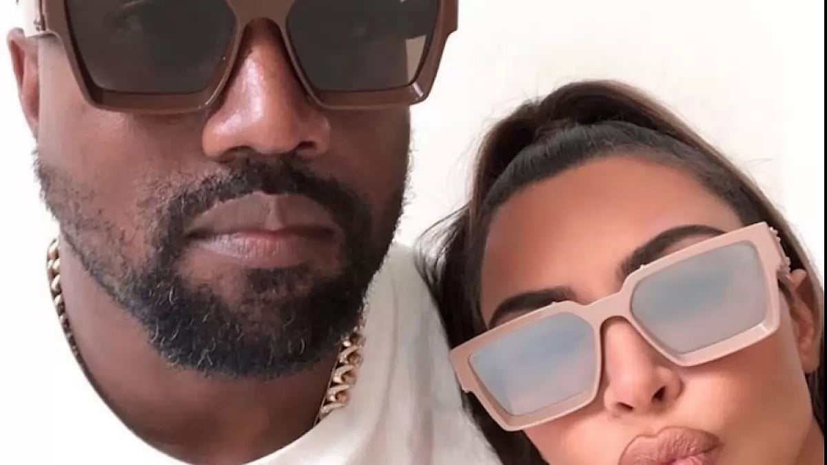 Kim Kardashian and Kanye West