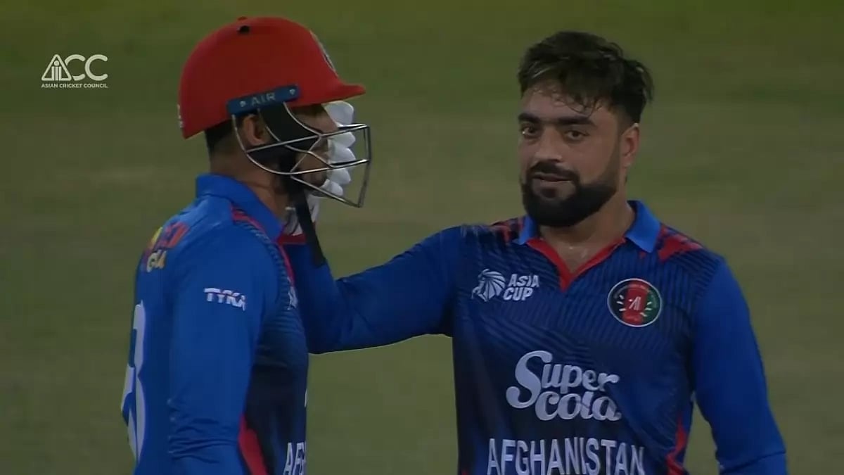 Rashid Khan remained unbeaten on 27 with five boundaries.