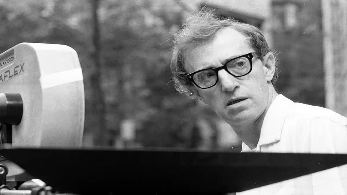 Woody Allen with his camera