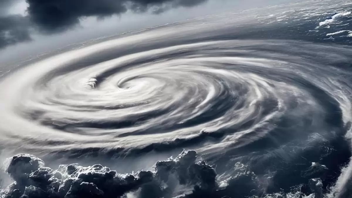 Satellite Image of Hurricane