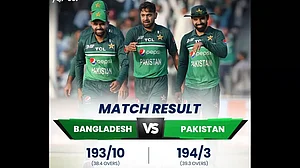 Pakistan team bowled hard lengths and secured an easy win by chasing a low total.
