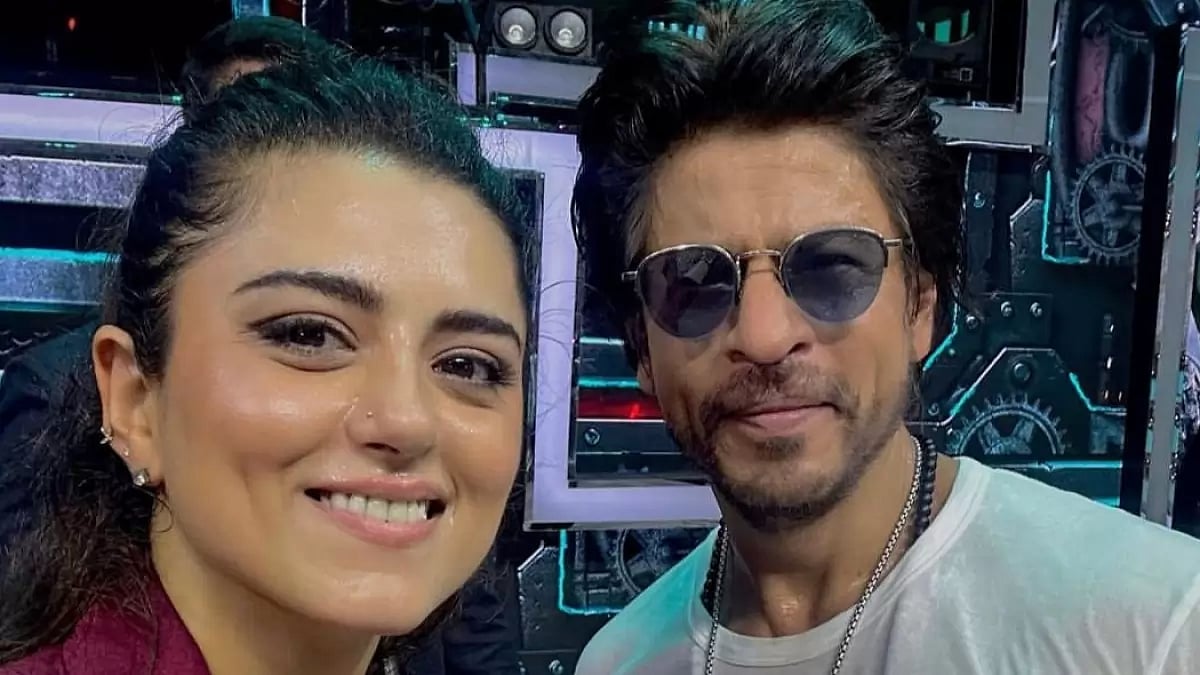 Ridhi Dogra with Shah Rukh Khan
