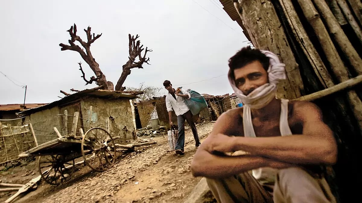 A Farmer Sitting (Representational Image)