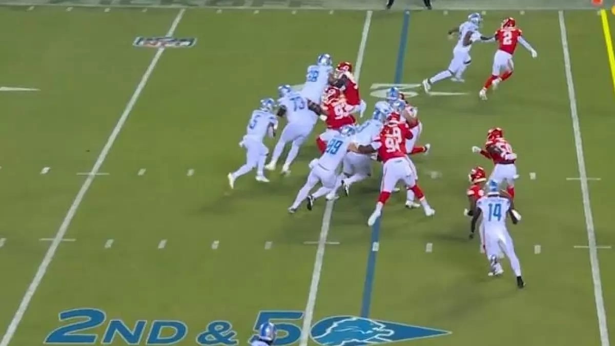 "Lions Celebrate Upset Victory Over Chiefs in NFL Season Opener"
