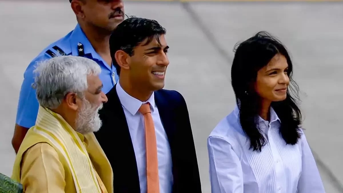UK PM Rishi Sunak in Delhi