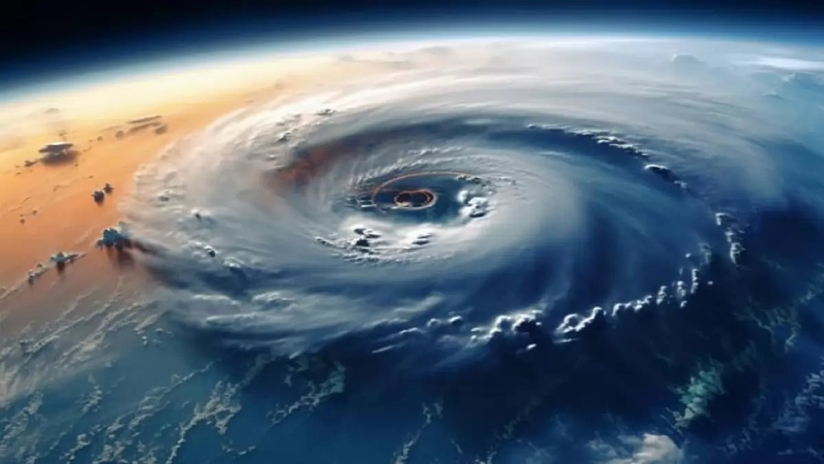 Satellite Image of Hurricane 
