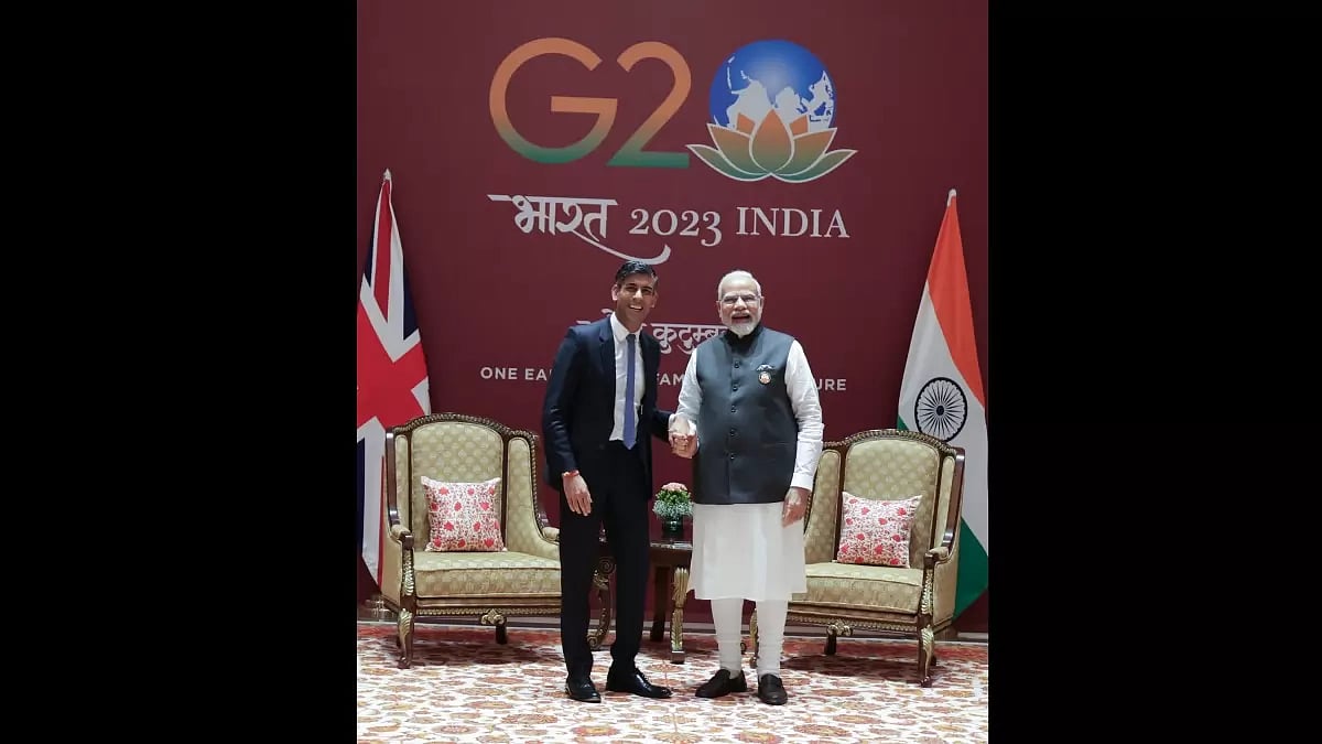 G20 Summit: PM Modi Holds Bilateral Meeting With UK PM Rishi Sunak