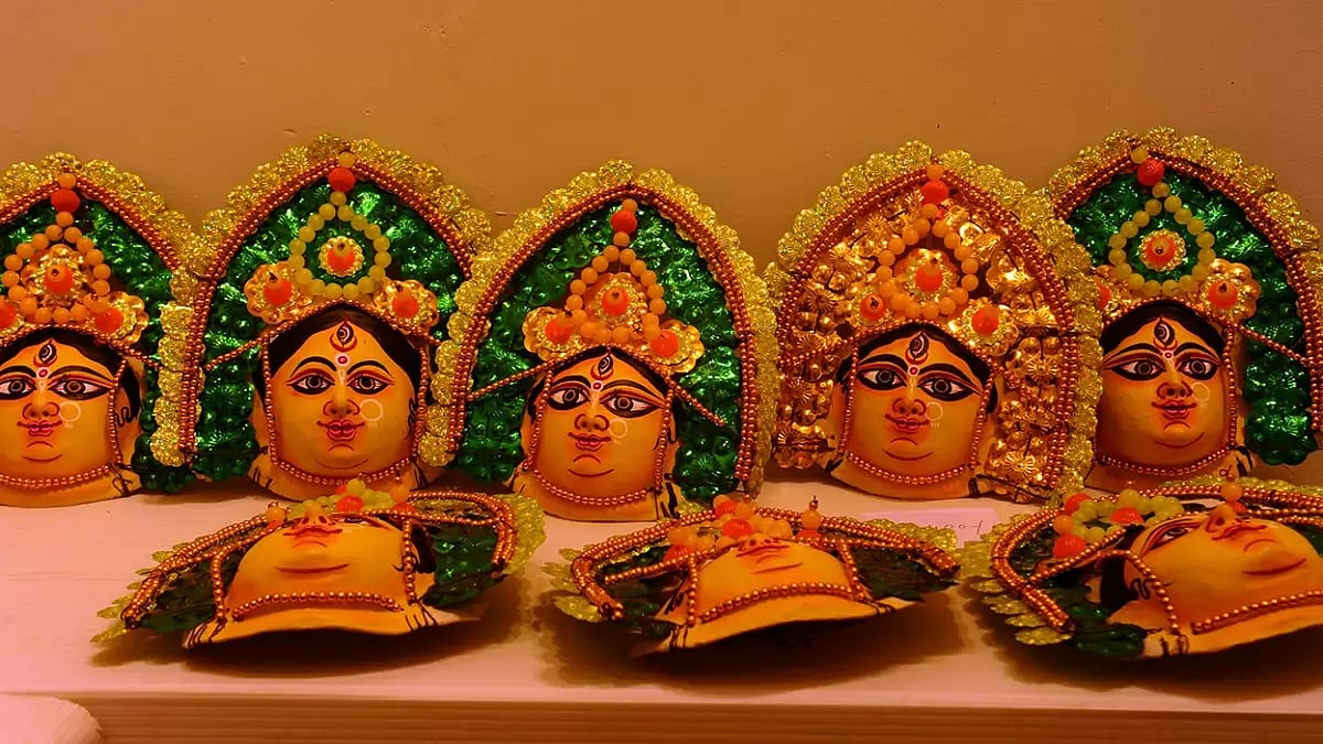 Exhibition of art forms of Durga