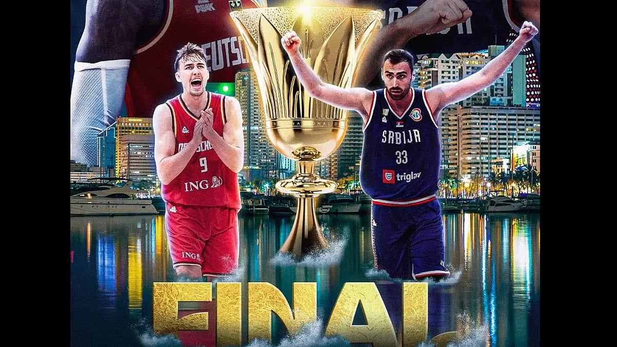 Germany will play Serbia in the Final at the Mall of Asia Arena in Manila, Philippines on Sunday.