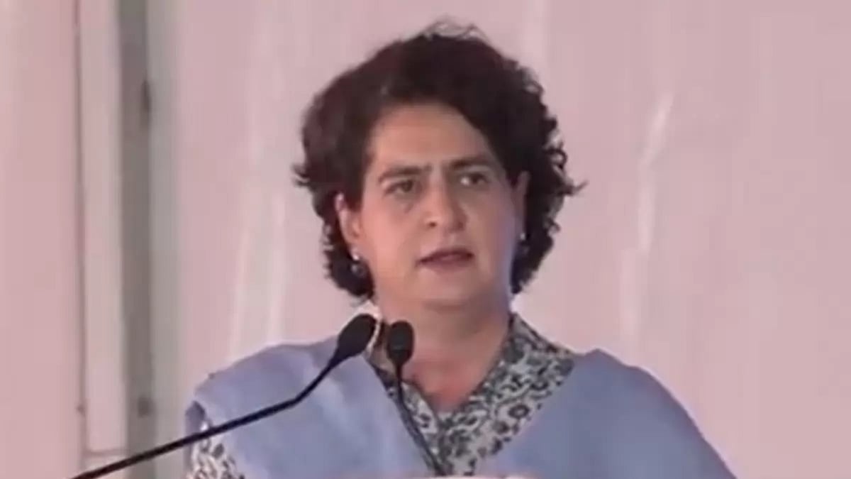 Congress leader Priyanka Gandhi 