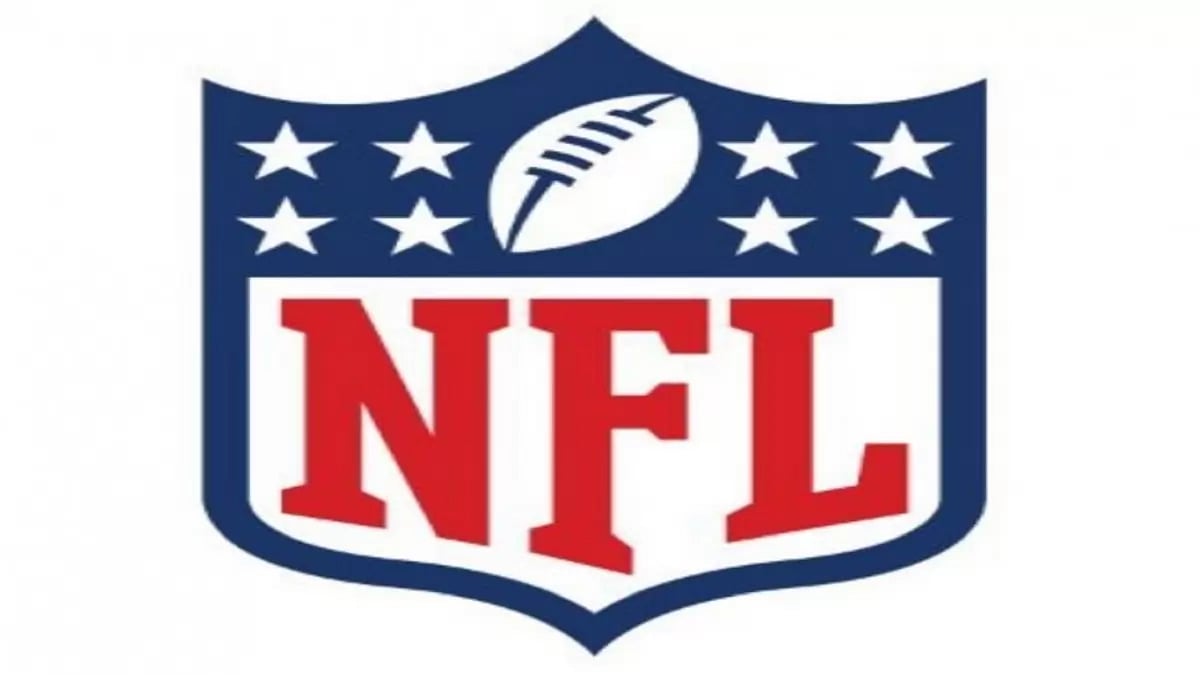  Still from the match in the National Football League 