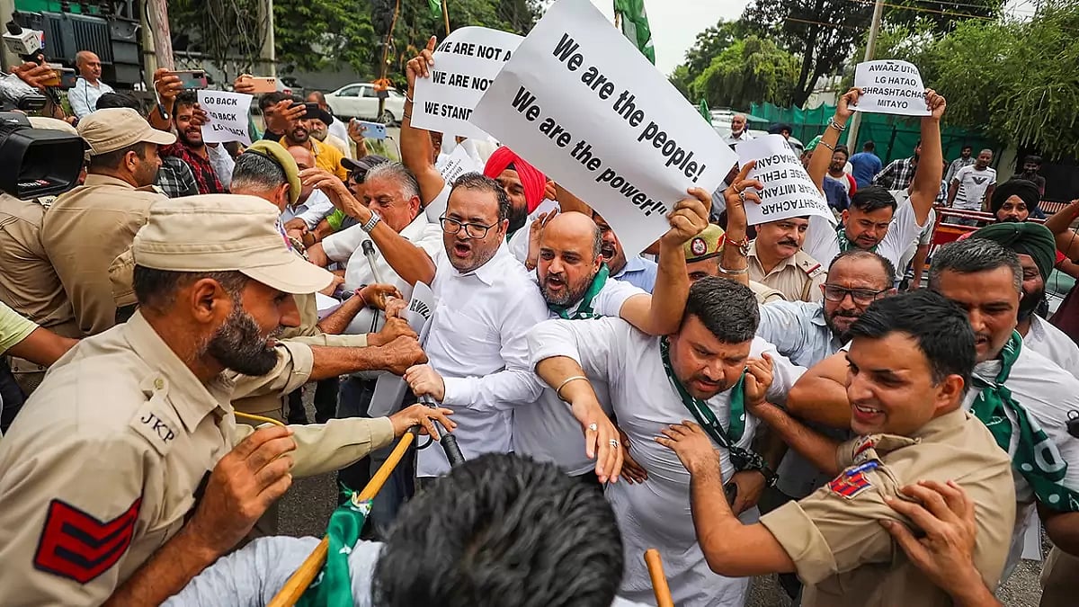 PDP protest