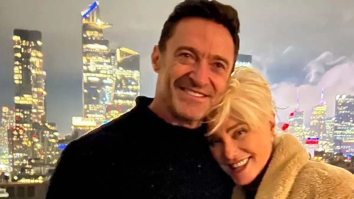 Hugh Jackman and Deborra-Lee Furness.