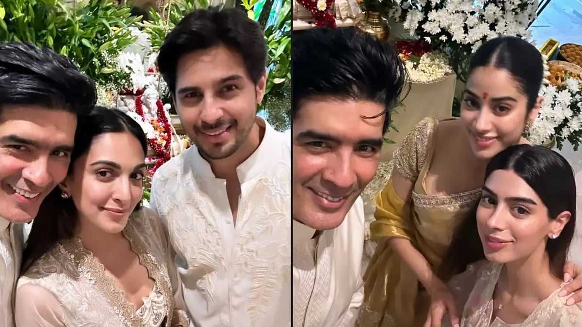 Celebs at Manish Malhotra's residence