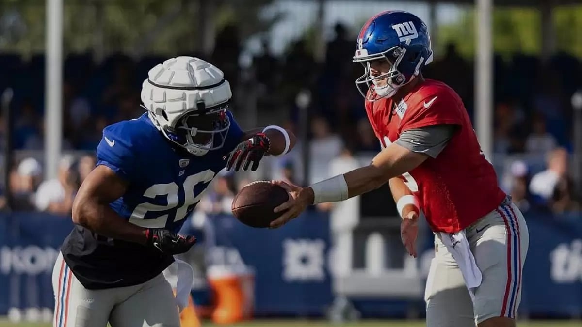 The Giants on Field