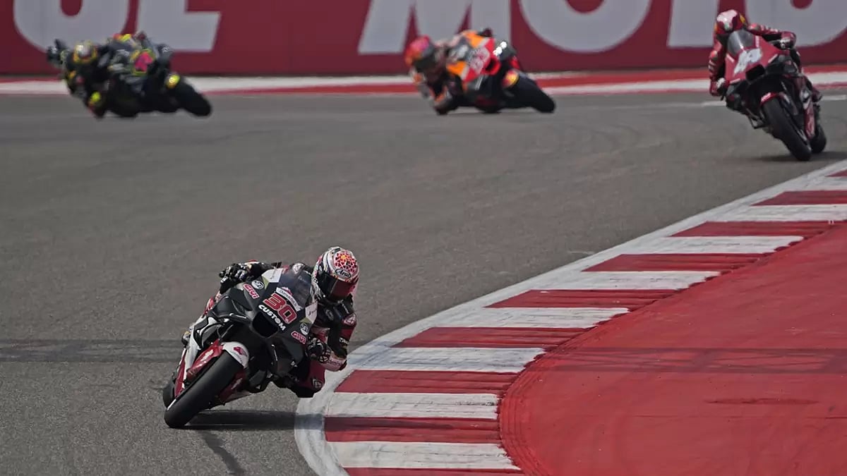 MotoGP practice session