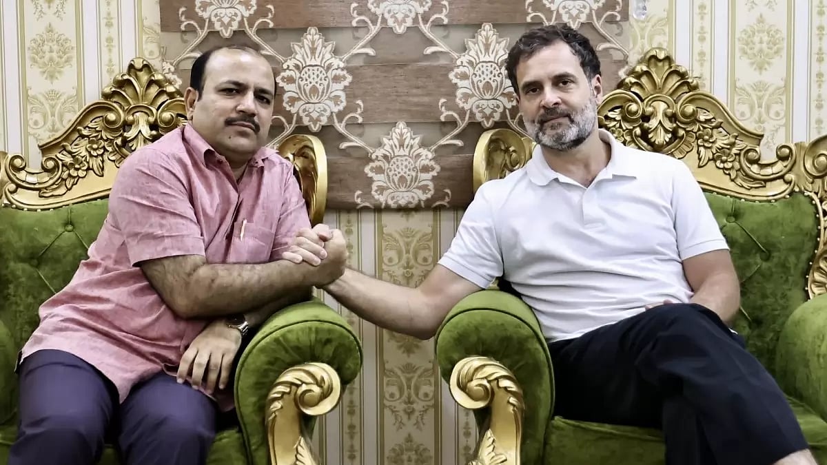 Rahul Gandhi meets BSP MP Danish Ali