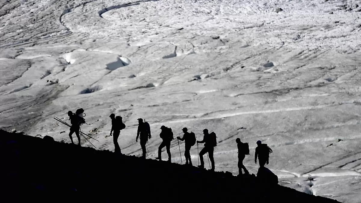 Climate Melting Glacier