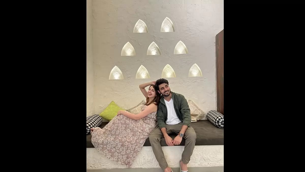 Akshay Mhatre with Shrenu Parikh
