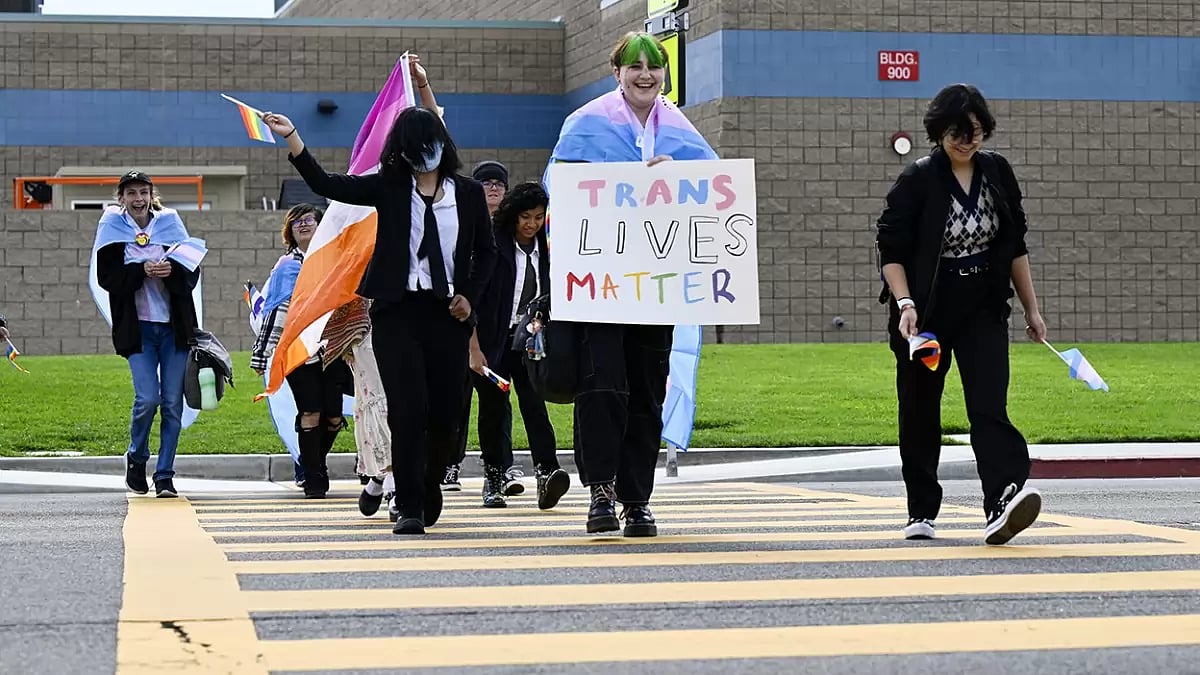 California LGBTQ Protest