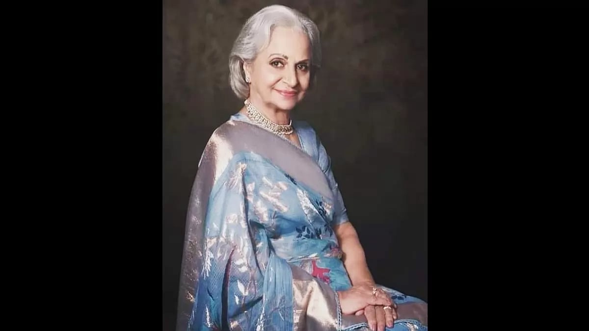 Bollywood actress Waheeda Rehman