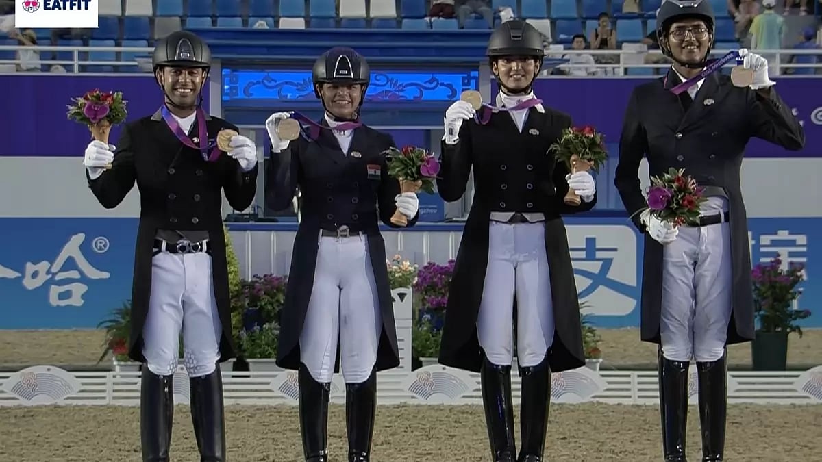 The last medal in dressage, a bronze, came during the 1986 edition. - null