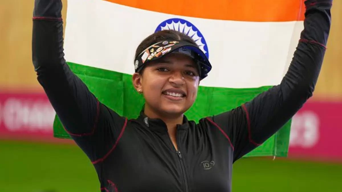 File Photo : Sift Kaur Samra bagged gold medal for India in Women's 50m 3P in shooting.