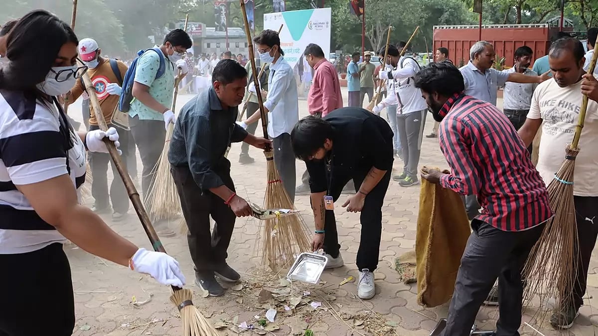 Swachhata Hi Seva campaign in New Delhi
