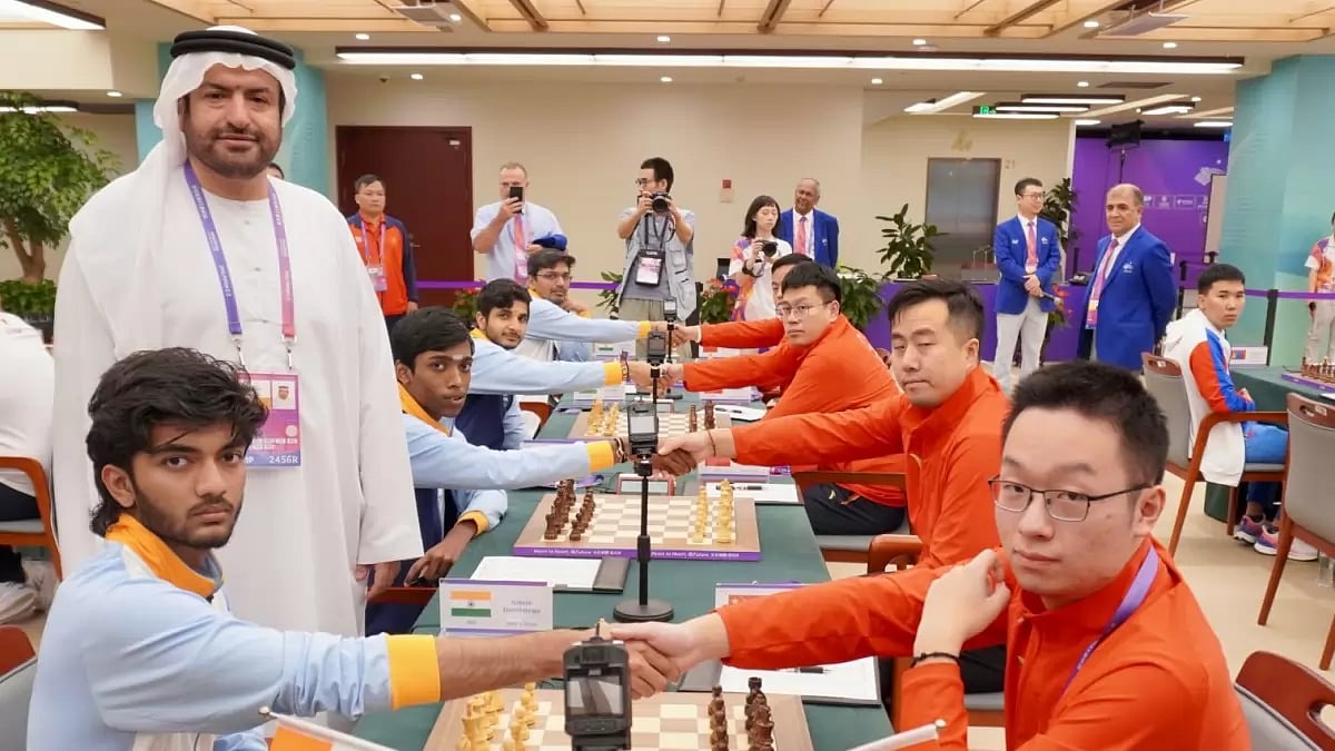 Indian Chess Men's Team at Asian Games 2023 in Hangzhou