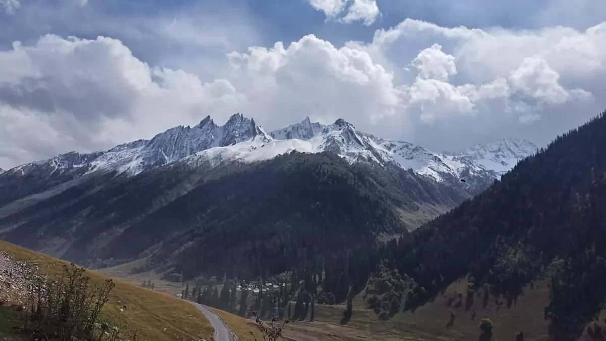 The view of Ladakh.