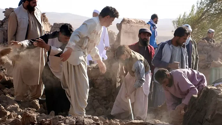 Witnesses recounted horrific scenes of children and the elderly crying out from under collapsed mud-brick homes, while family members dug frantically with bare hands to reach survivors. - File photo