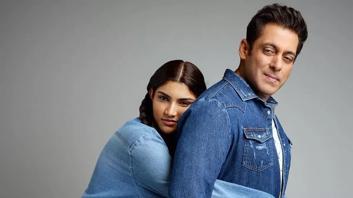 Salman Khan with niece Alizeh Agnihotri