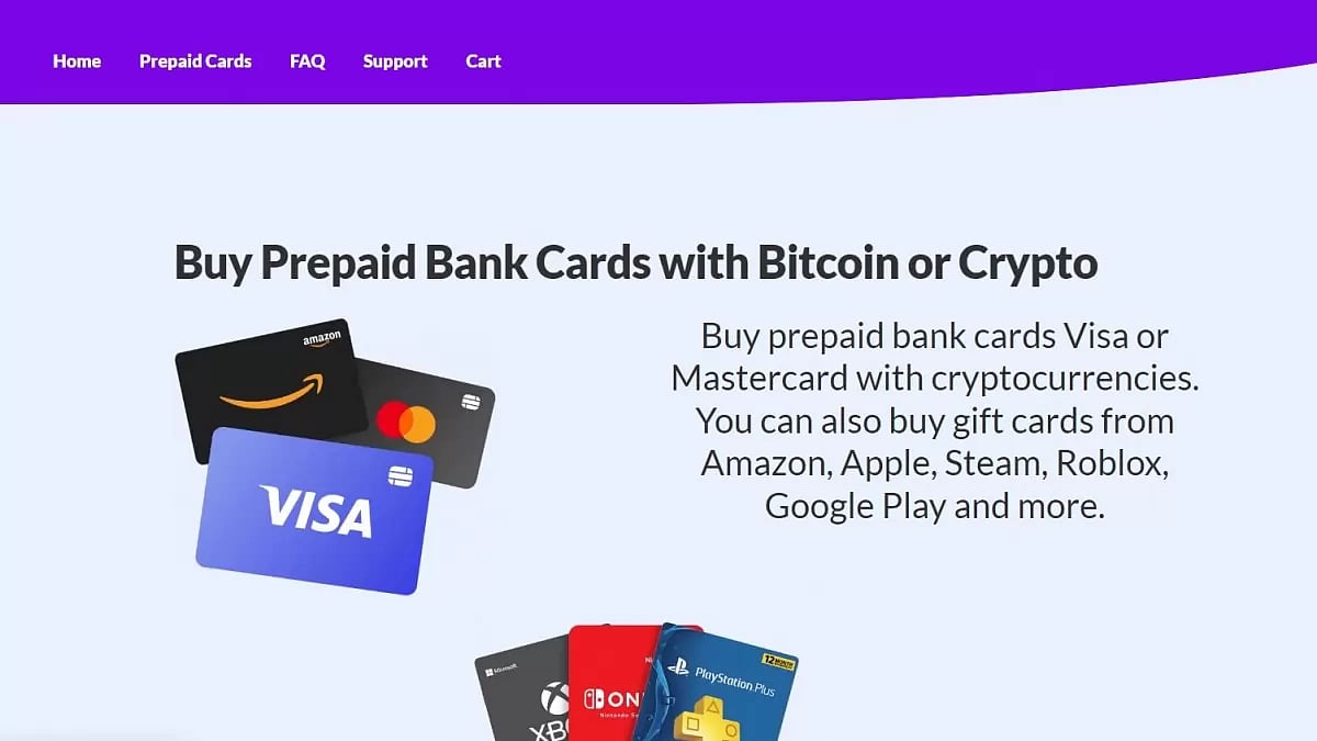 Buy Prepaid Cards Visa or Mastercard 
